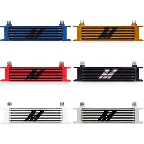 Mishimoto Universal 10 Row Oil Cooler, Black