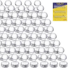 66PCS Magnetic Push Pin Magnet, Push Pin Magnet, Fridge Magnet Magnetic Thumb Tacks for Kitchen, Refrigerator, Office, School, Whiteboard.Magnets for Whiteboard