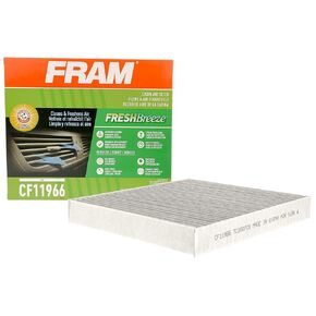 FRAM Fresh Breeze Cabin Air Filter with Arm & Hammer Baking Soda, CF11966 for Select Buick, Cadillac, Chevrolet and GMC Vehicles , white