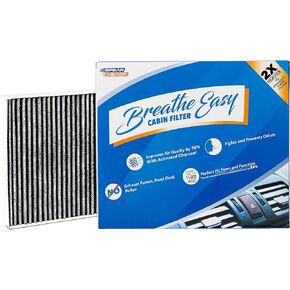 Spearhead Odor Defense Breathe Easy Cabin Filter | Fits 2011-19 Explorer, 2009-19 Flex, 2009-19 Taurus, 2010-16 MKS, 2010-19 MKT Like OEM | Up to 25% Longer Lasting w/Activated Carbon (BE-176)
