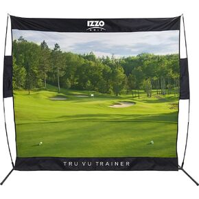 IZZO Tru Vu Trainer Hitting Net - Course Style