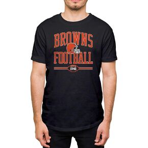 Hybrid Sports NFL Football Arch - Officially Licensed Adult Short Sleeve Fan Tee for Men and Women