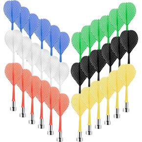CCLIFE Replacement Magnetic Darts Safe Plastic Wing Target Game Toys