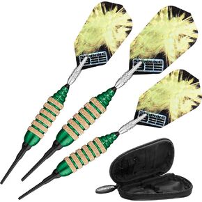 Viper Spinning Bee Soft Tip Darts with Casemaster Storage/Travel Case, 16 Grams