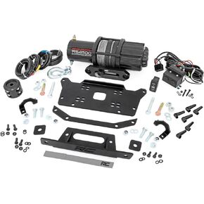 Rough Country Winch Mounting Plate w/RS4500S for Honda Talon - 92061 in Saudi Arabia