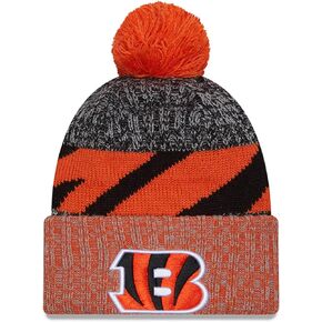 New Era NFL Unisex-Adult Official 2023 Sideline Cold Weather Cuffed Pom Beanie Hat