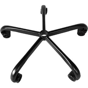 Frassie 28 Inch Office Chair Metal Base Replacement Heavy Duty 2500 Lbs Universal Computer Desk Chair Stool Base Part with 5 Casters