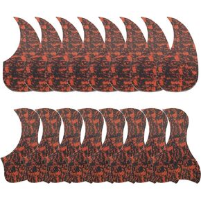 16Pcs Yootones Acoustic Guitar Pickguard Self Adhesive Hummingbird-Shaped & Water-Shaped Compatible with 40 Inch 41 Inch Acoustic Guitar