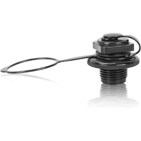 Inflatable Boat Air Valve, 23.9mm Plastic Air Valve Hats Screw Valve Replacement for Inflatable Fishing Boat Kayak Canoe Air Bed Boston Valve Replacement Towable Tube Plug