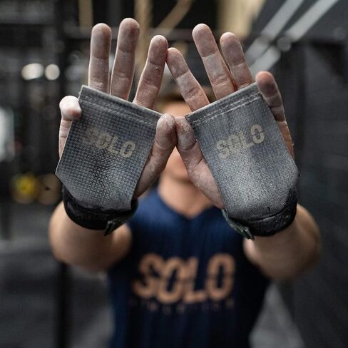 Gymnastics Grips for Cross Training - Fingerless - Gym Hand Grips for Pull ups and Gymnastic Training - Palm Protection Gymnastic Grips Perfect for Men and Women in Saudi Arabia