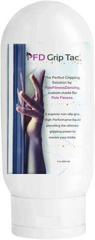 PFD Grip Tac - Pole Grip Aid Tac - الحل السائل النهائي للرقص على العمود - أقوى من الأيدي الجافة، يطرد العرق من الأيدي المتعرقة، معزز لإعطاء قبضتك دفعة قوية in Kuwait