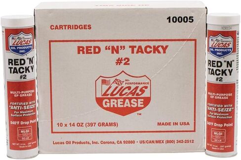 Stens Lucas Oil Red N Tacky Grease, (10 Pack) in Saudi Arabia