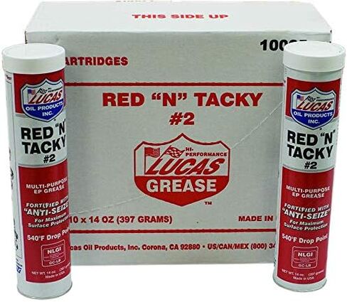 Stens Lucas Oil Red N Tacky Grease, (10 Pack) in Saudi Arabia