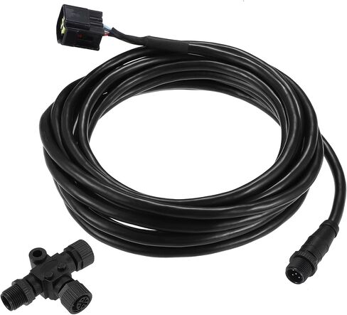 Hihaha 000-0120-37 4.5m Engine Interface Cable Kit with T Connector for Yamaha / 1 Set Black in Kuwait