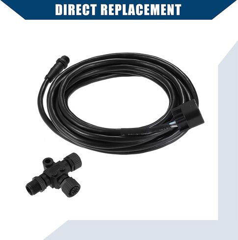 Hihaha 000-0120-37 4.5m Engine Interface Cable Kit with T Connector for Yamaha / 1 Set Black in Kuwait