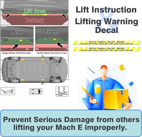AOSKonology for Mach E Lifting Jack Pads Set of 4 Floor Jack Stand Compatible with 2023 2022 2021 Mustang Mach-E Accessories in Saudi Arabia