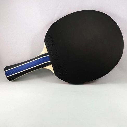 Butterfly RDJ S6 Shakehand Table Tennis Racket | RDJ Series | Offers An Ideal Balance Of Speed, Spin And Control | Recommended For Beginning Level Players,Red / Black in Saudi Arabia