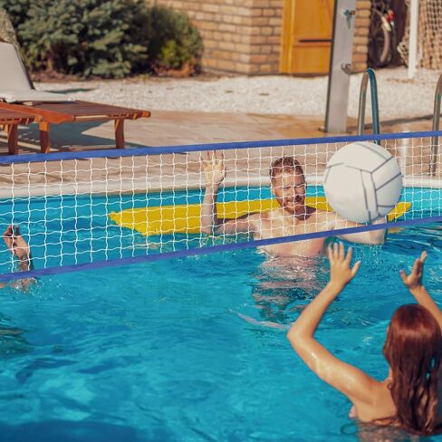 ShinyRelief Volleyball Net Outdoor 15 x 2.95 ft Replacement Pool Volleyball Net Portable Volleyball Net for Backyard Swimming Pool Schoolyard Beach in Saudi Arabia