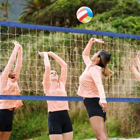 ShinyRelief Volleyball Net Outdoor 15 x 2.95 ft Replacement Pool Volleyball Net Portable Volleyball Net for Backyard Swimming Pool Schoolyard Beach in Saudi Arabia