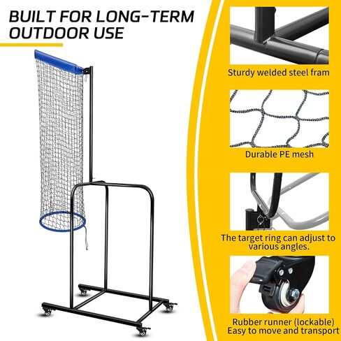 Volleyball Setter Trainer Net Adjustable Angle Volleyball Target Net for Indoor and Outdoor Practice Sturdy Footed Base Volleyball Training Equipment in Saudi Arabia
