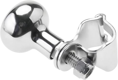 مقبض عجلة قيادة قارب Skyehomo، من الفولاذ المقاوم للصدأ للرياضات البحرية، مقبض دوار لعجلة القيادة، مقبض مناورة يناسب حجم الحافة 3/4"-1" in Kuwait