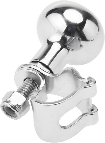 مقبض عجلة قيادة قارب Skyehomo، من الفولاذ المقاوم للصدأ للرياضات البحرية، مقبض دوار لعجلة القيادة، مقبض مناورة يناسب حجم الحافة 3/4"-1" in Kuwait