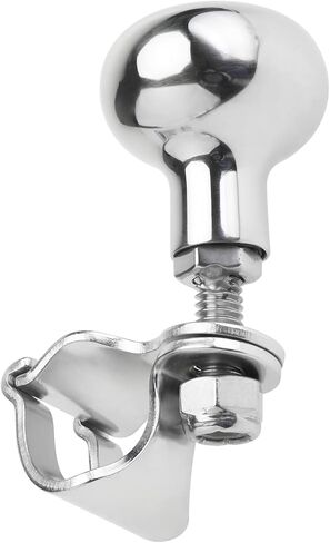 مقبض عجلة قيادة قارب Skyehomo، من الفولاذ المقاوم للصدأ للرياضات البحرية، مقبض دوار لعجلة القيادة، مقبض مناورة يناسب حجم الحافة 3/4"-1" in Kuwait