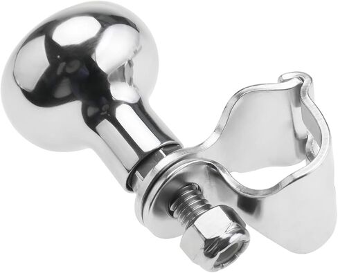 مقبض عجلة قيادة قارب Skyehomo، من الفولاذ المقاوم للصدأ للرياضات البحرية، مقبض دوار لعجلة القيادة، مقبض مناورة يناسب حجم الحافة 3/4"-1" in Kuwait