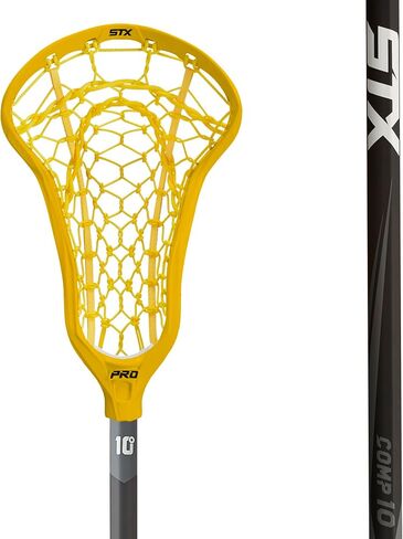 STX Lacrosse Crux Pro Women's Complete Stick Strung with Lock Pocket on 1" Comp 10 Handle in Saudi Arabia