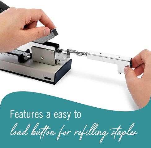 Heavy Duty Stapler - 100 Sheet Stapler Heavy Duty High Capacity Office Stapler, Staplers for Desk, Staplers Office Heavy Duty, Durable Quality Industrial Stapler in Saudi Arabia
