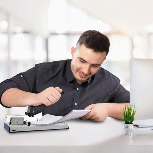 Heavy Duty Stapler - 100 Sheet Stapler Heavy Duty High Capacity Office Stapler, Staplers for Desk, Staplers Office Heavy Duty, Durable Quality Industrial Stapler in Saudi Arabia