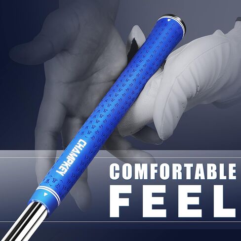 CHAMPKEY Y-LITE Golf Grips 13 Pack with All Repair Kits | All Weather Performance Golf Club Grips | High Traction Golf Rubber Grip with Texture Control Technology in Saudi Arabia