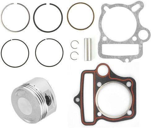 Engine Parts,125cc 54mm Engine Parts Piston Set Rings Gaskets Fit for ATV Go Kart Bike in Saudi Arabia