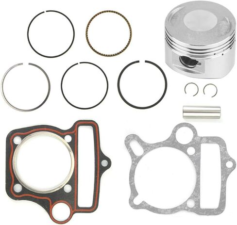 Engine Parts,125cc 54mm Engine Parts Piston Set Rings Gaskets Fit for ATV Go Kart Bike in Saudi Arabia