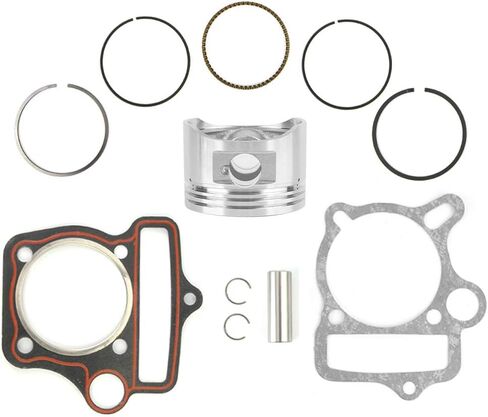Engine Parts,125cc 54mm Engine Parts Piston Set Rings Gaskets Fit for ATV Go Kart Bike in Saudi Arabia