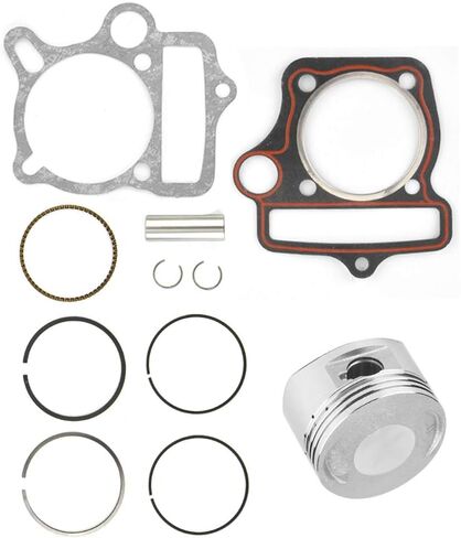 Engine Parts,125cc 54mm Engine Parts Piston Set Rings Gaskets Fit for ATV Go Kart Bike in Saudi Arabia