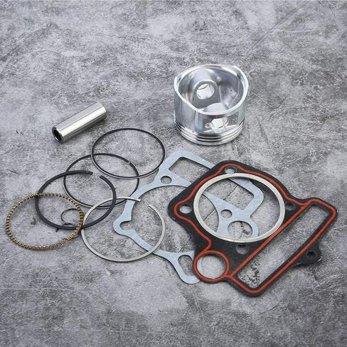 Engine Parts,125cc 54mm Engine Parts Piston Set Rings Gaskets Fit for ATV Go Kart Bike in Saudi Arabia