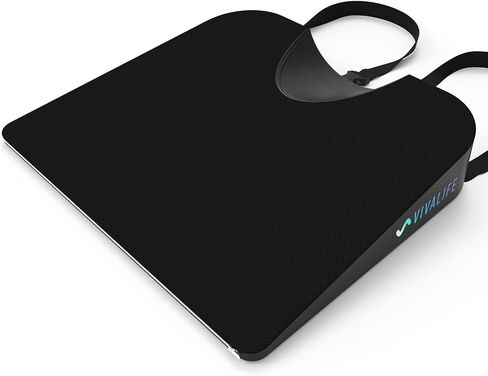 Gel Memory Foam Office Chair & Car Seat Cushion with Non-Slip Bottom – Tailbone Pain Relief Cushion, Ergonomic, Orthopedic Sciatica & Coccyx Pillow Cushion in Saudi Arabia