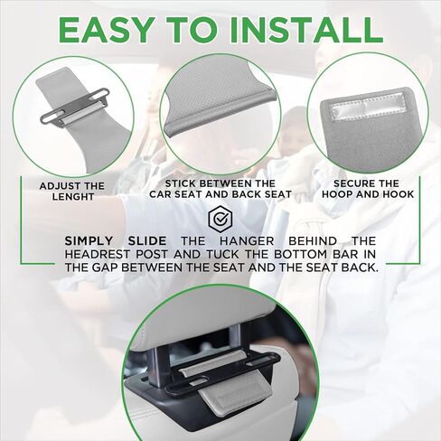 وسادة ظهر لدعم قطني من lebogner للسيارة - مسند ظهر بحركة هوائية لآلام أسفل الظهر - دعم لوضعية العظام حسب الطلب - وسادة قطنية لمقعد السيارة لتخفيف آلام الظهر in Kuwait