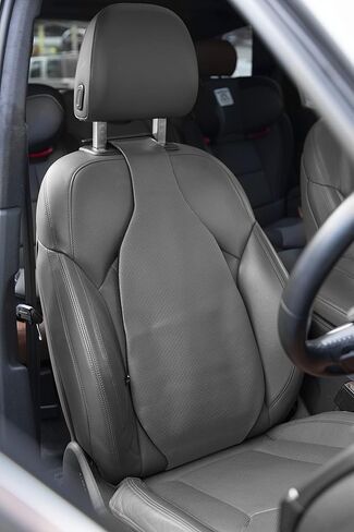 وسادة ظهر لدعم قطني من lebogner للسيارة - مسند ظهر بحركة هوائية لآلام أسفل الظهر - دعم لوضعية العظام حسب الطلب - وسادة قطنية لمقعد السيارة لتخفيف آلام الظهر in Kuwait