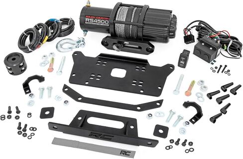 Rough Country Winch Mounting Plate w/RS4500S for Honda Talon - 92061 in Saudi Arabia