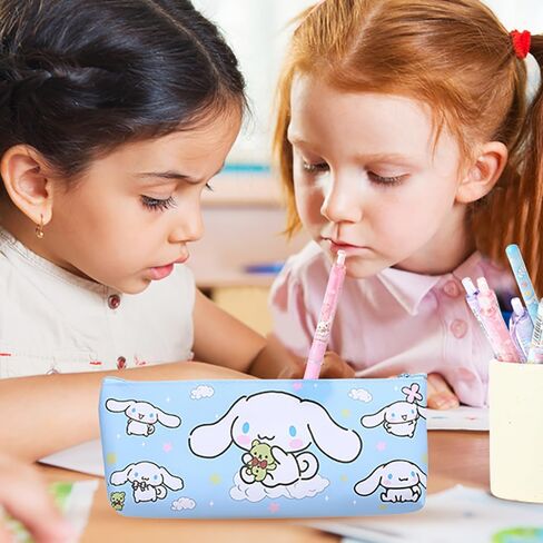 Kawaii Cute Cartoon School Office Supplies Stationery Gifts Set Includes Pencil Case,Pens,Sticky Note,Pins,Ruler,Eraser,Bookmarks,Stickers,Keychain,ID Card Holder for Girls Kids in Saudi Arabia