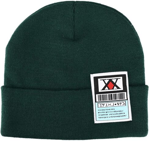 Bioworld Hunter X Hunter Ribbed Knitted Green Beanie Hat in Saudi Arabia