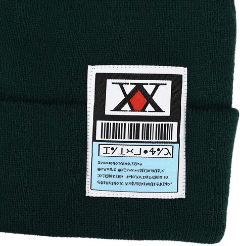 Bioworld Hunter X Hunter Ribbed Knitted Green Beanie Hat in Saudi Arabia