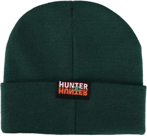 Bioworld Hunter X Hunter Ribbed Knitted Green Beanie Hat in Saudi Arabia