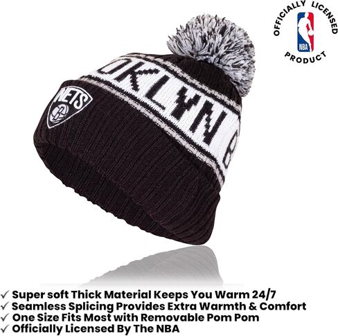 Ultra Game NBA Boys Girls Super Soft Winter Beanie Knit Hat With Extra Warm Touch Screen Gloves in Saudi Arabia