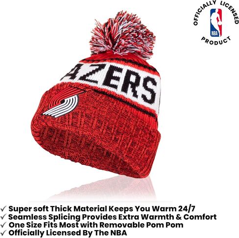 Ultra Game NBA Boys Girls Super Soft Winter Beanie Knit Hat With Extra Warm Touch Screen Gloves in Saudi Arabia