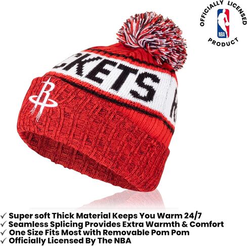 Ultra Game NBA Boys Girls Super Soft Winter Beanie Knit Hat With Extra Warm Touch Screen Gloves in Saudi Arabia