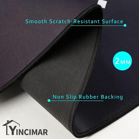 Yincimar Gaming Chair Mat for Hardwood Floor,Anti-Slip Floor Protector Game Controller Rubber Gaming Computer Chair Mat for Gaming Room Home Office Decor (Round 47 inches,Black) in Saudi Arabia