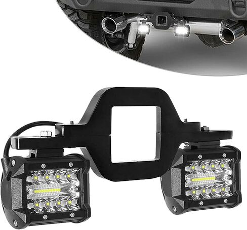 Hitch LED Light, EBESTauto 4 Inch Tow with 2 Inch Towing Hitch Mount Brackets Bar for Truck Trailer SUV Pickup Fit Dual Led Off-Road Driving Light bar in Saudi Arabia